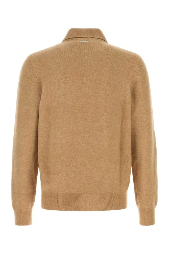 Salvatore Ferragamo STRETCH CAMEL BLEND POLO SHIRT 2