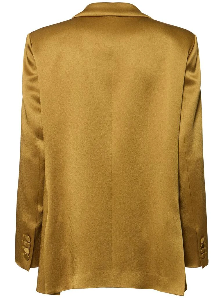 BLAZÉ MILANO Novalis Double Breast Satin Blazer 3