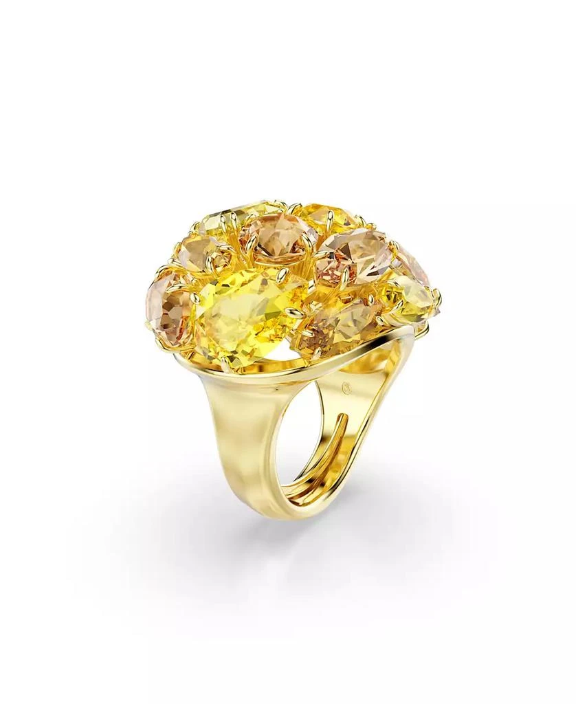 Swarovski Gema Yellow Gold-Tone Plated Cocktail Ring 3