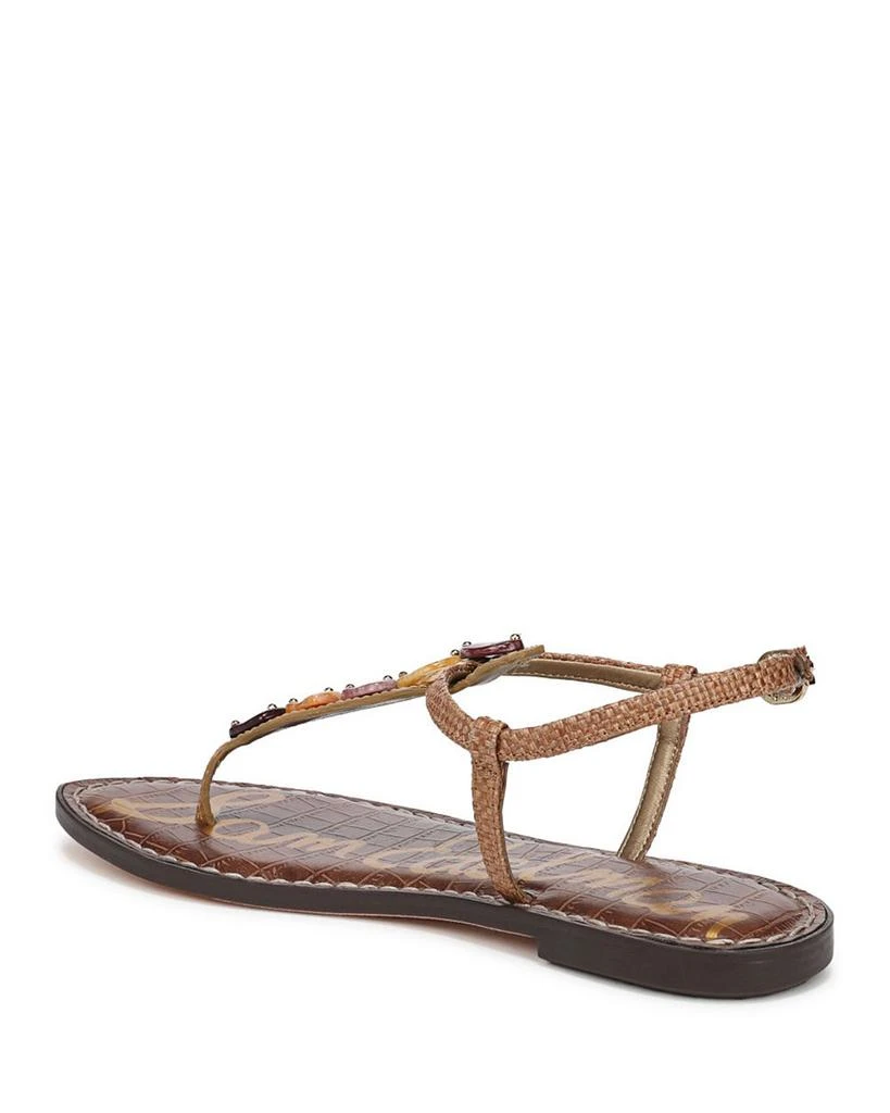Sam Edelman Women's Gigi Stone Flat Thong Sandals 5