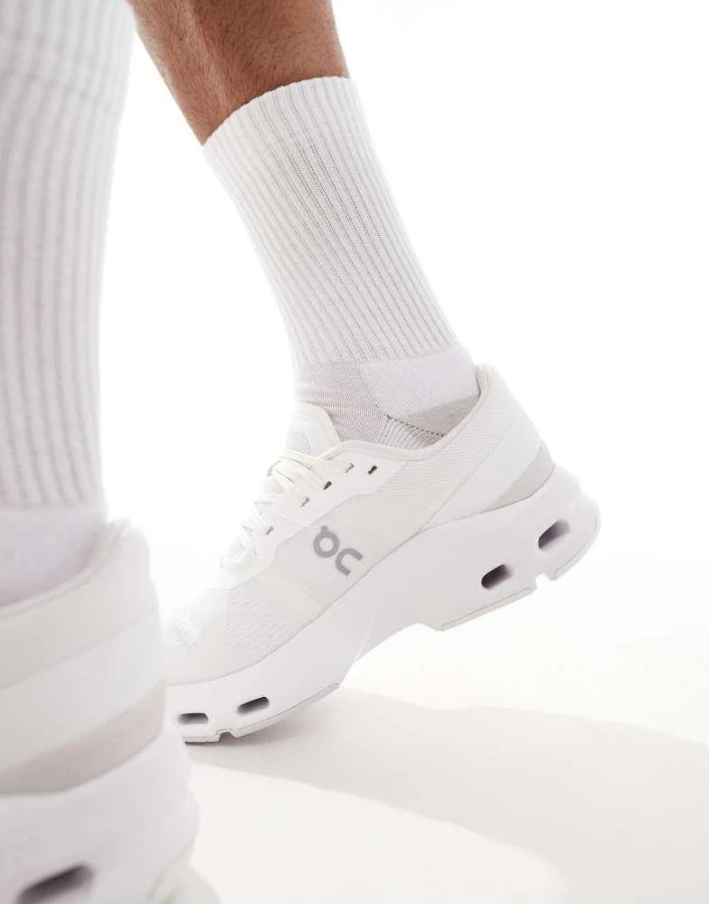 On ON Cloudpulse training trainers in triple white 5
