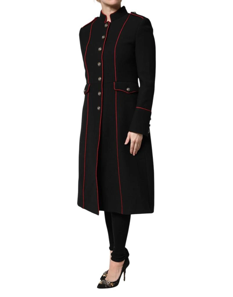 Dolce 
Gabbana Wool Single Breasted Trench Coat Women
s Jacket 2