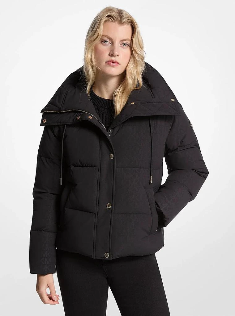 Michael Kors Signature Logo Quilted Puffer Jacket