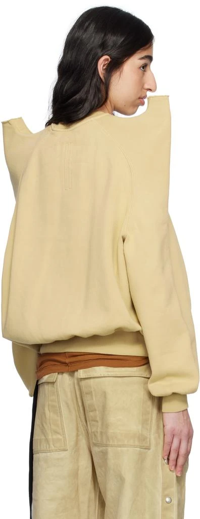Rick Owens Beige Hollywood Tecsweat Sweatshirt 3