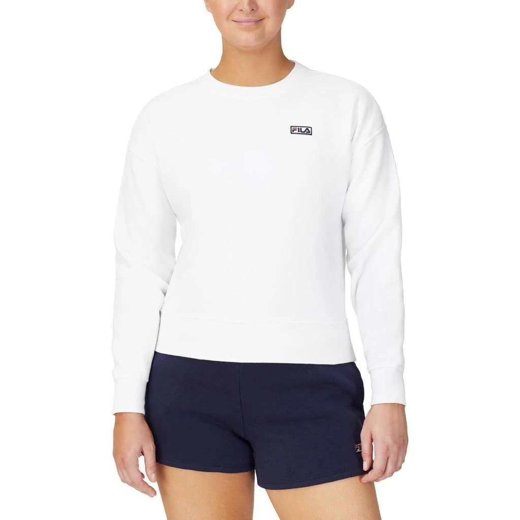 Fila Fila Stina Women's Fleece Lined Crewneck Athletic Pullover Sweatshirt 4