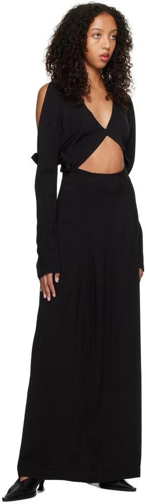 Esse Studios Black Envelope Flume Maxi Dress 4