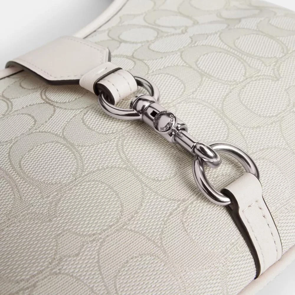 Coach Hamptons Hobo Bag In Signature Jacquard 7