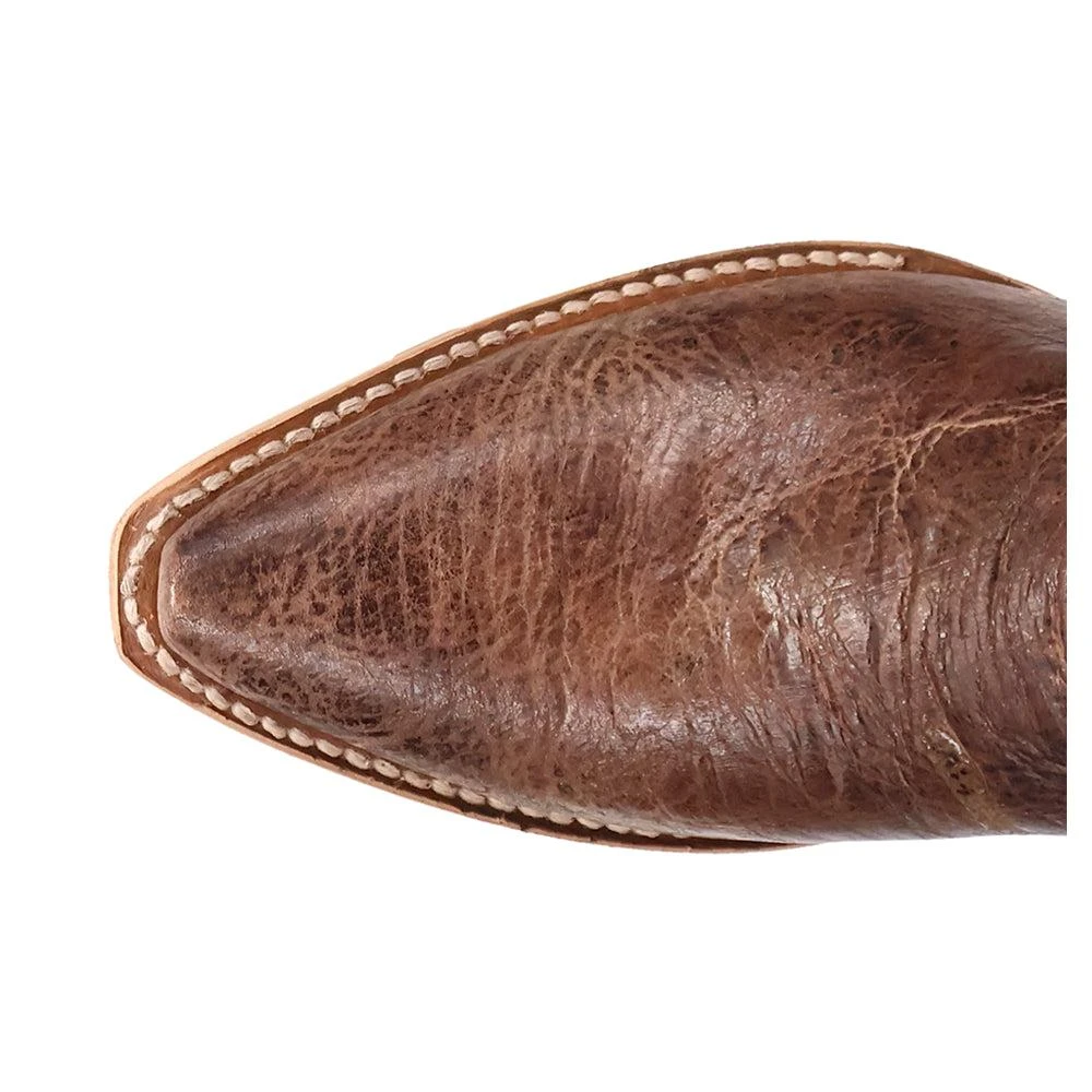 Dan Post Boots Rustic Ridge Embroidered Bison Snip Toe Pull On Cowboy Boots 4