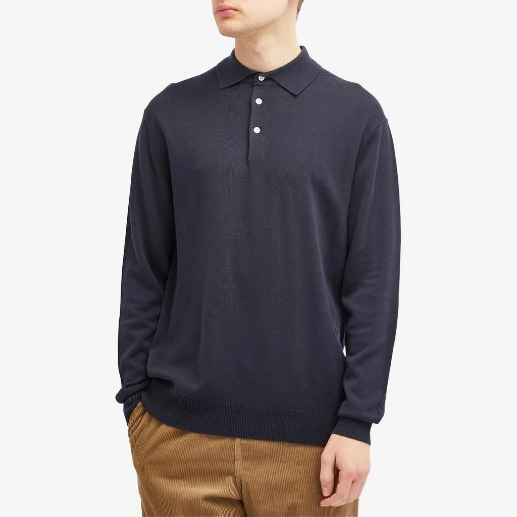 BEAMS PLUS Beams Plus 12g Knit Long Sleeve Polo 2