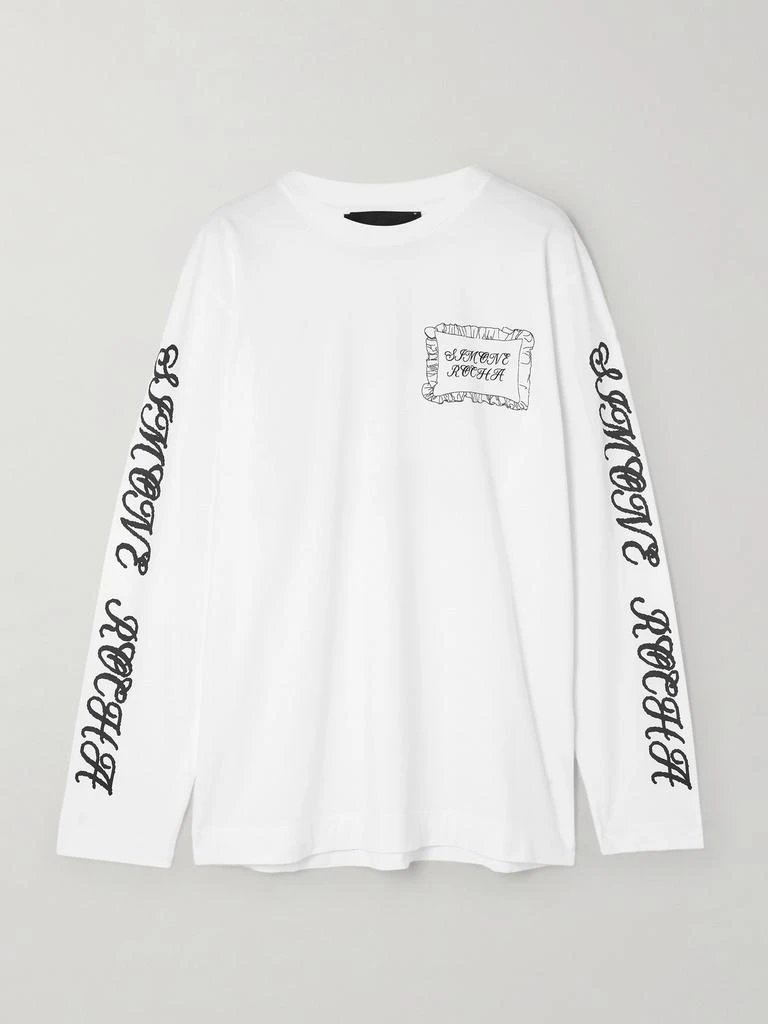 Simone Rocha Pillowcase Printed Cotton-jersey T-shirt