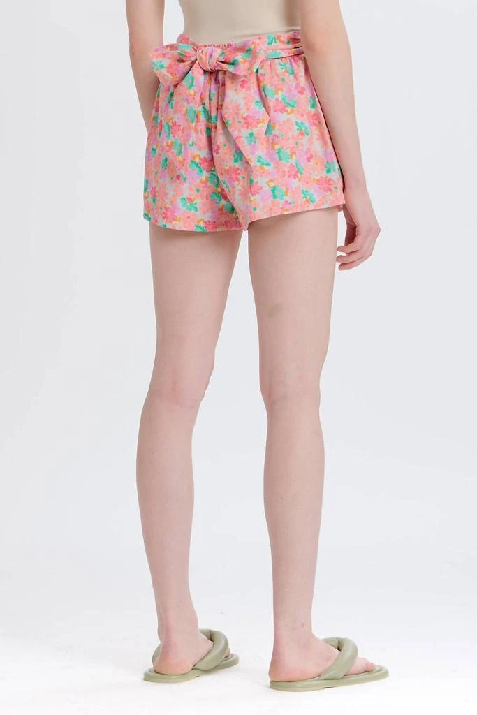 Something Navy Something Navy - Floral Tie Waist Shorts 2