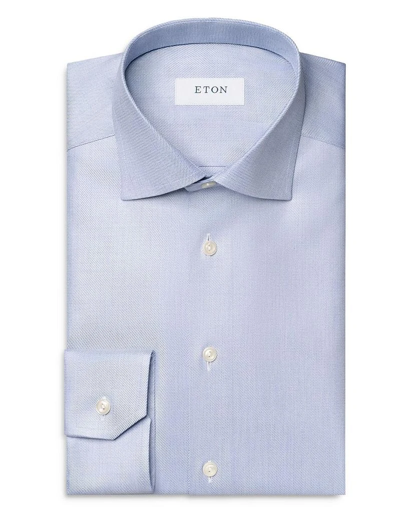 Eton Slim Fit Mélange Solid Shirt Shirt 7
