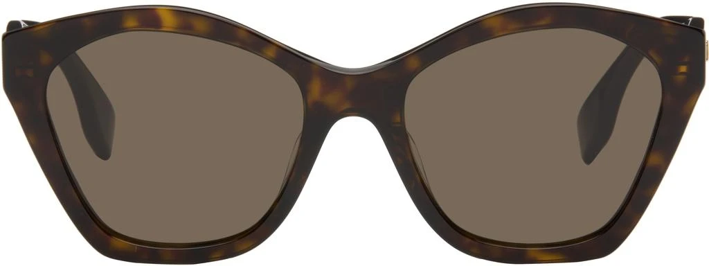 Fendi Cat Eye Black Brown Logo Sunglasses Fendi Cat Eye Black Brown Logo Sunglasses | eBay main image 4