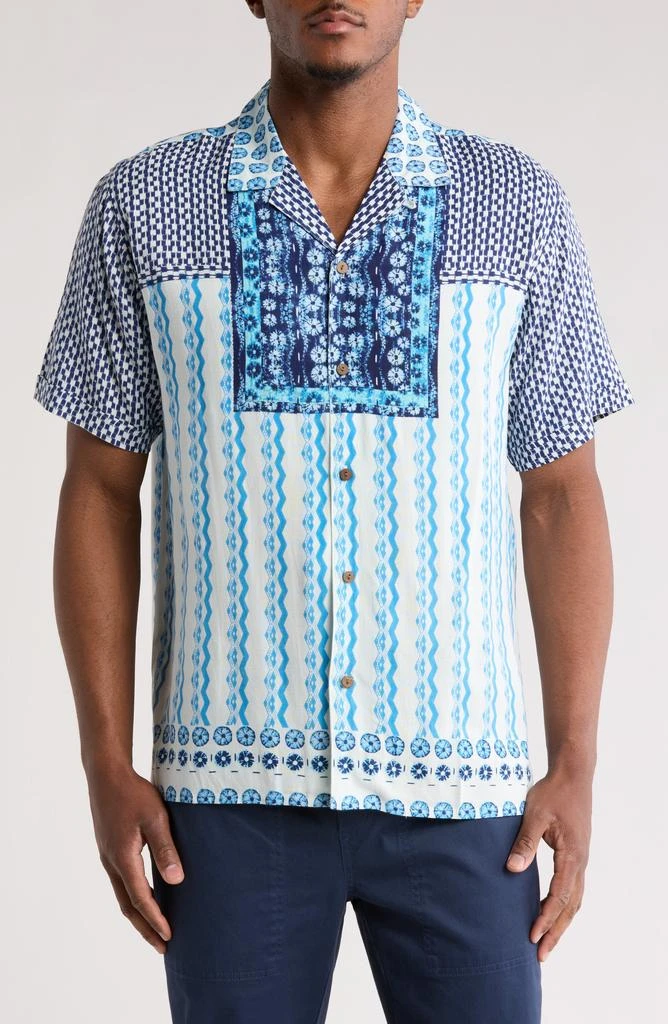 Raga Mixed Print Camp Shirt 1