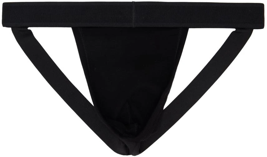 Tom Ford Black Cotton Jock Strap 2