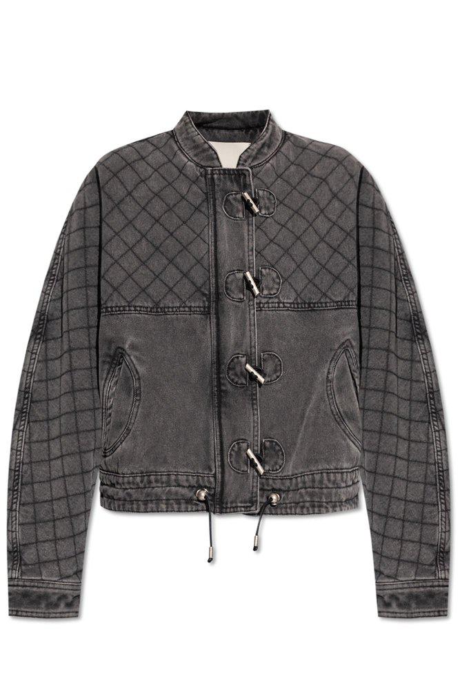 Isabel Marant Isabel Marant Celiany Quilted Bomber Denim Jacket