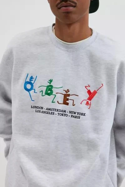 Obey OBEY People Crew Neck Sweatshirt 5