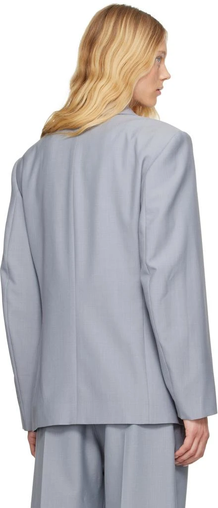 Lemaire Blue Double Breasted Tailored Blazer 3