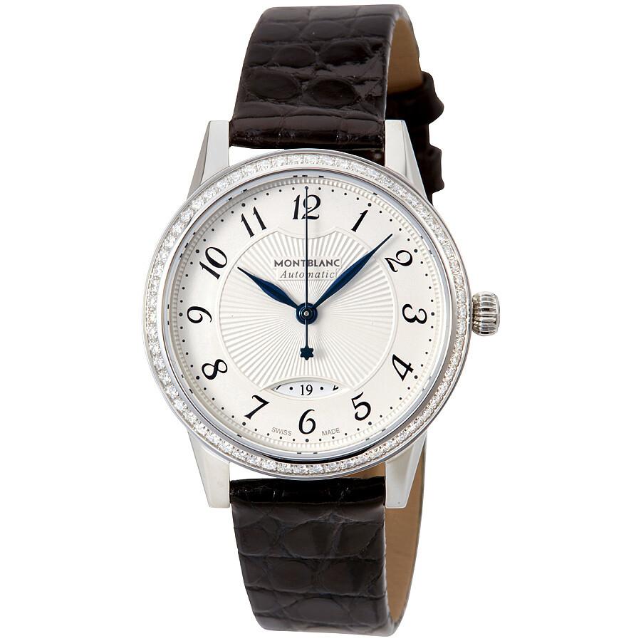 MontBlanc Boheme Date 30mm Automatic White Dial Ladies Watch 111057