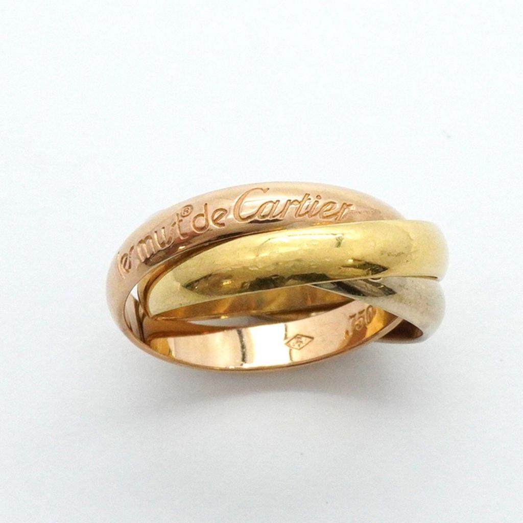 Cartier pink gold (18K) gold (18K) yellow gold (18K) Band Ring (Pre-Owned)