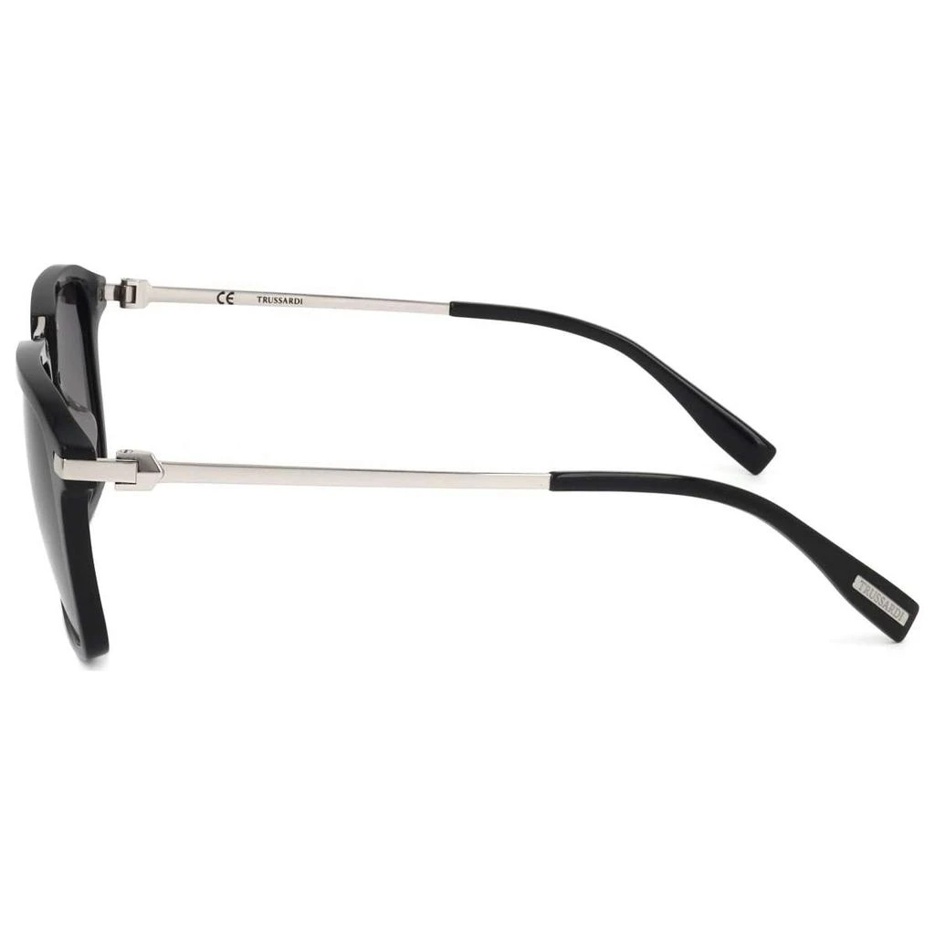 TRUSSARDI Trussardi Men's Black Square Polarized Sunglasses 3