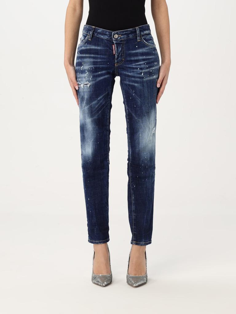 デニム・ジーパン Dsquared2 Light Blue Cotton Bell Bottom Jeans DSQUARED2 Light Blue Cotton Bell Bottom Jeans - Jeans - Free