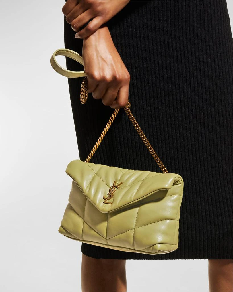 Yves Saint Laurent Lou Puffer Toy YSL Crossbody Bag in Quilted Leather 3