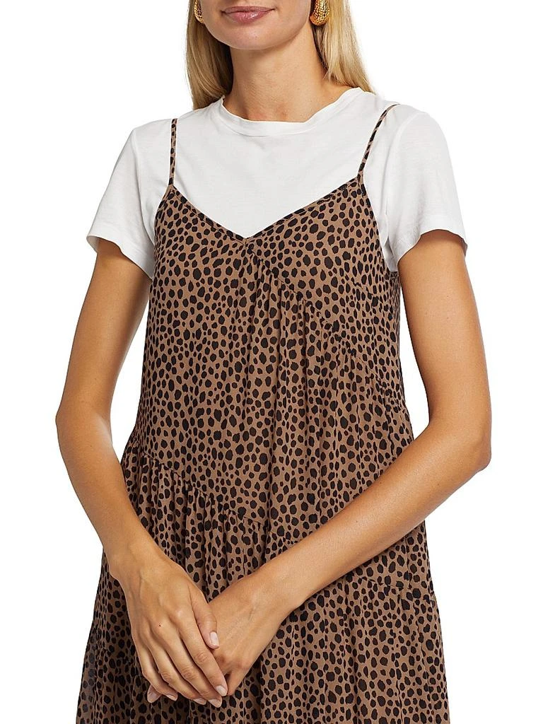 Cheetah Tiered Sleeveless Maxi Dress  On Sale Now with Up to 50% Off |  Discover Exclusive Deals & Savings at BeyondStyle  Authentic Michael Kors  dresses|sleeveless|small|modern|Women's|v-neck|women's  apparel|women's|floor-length|slip dress|print ...