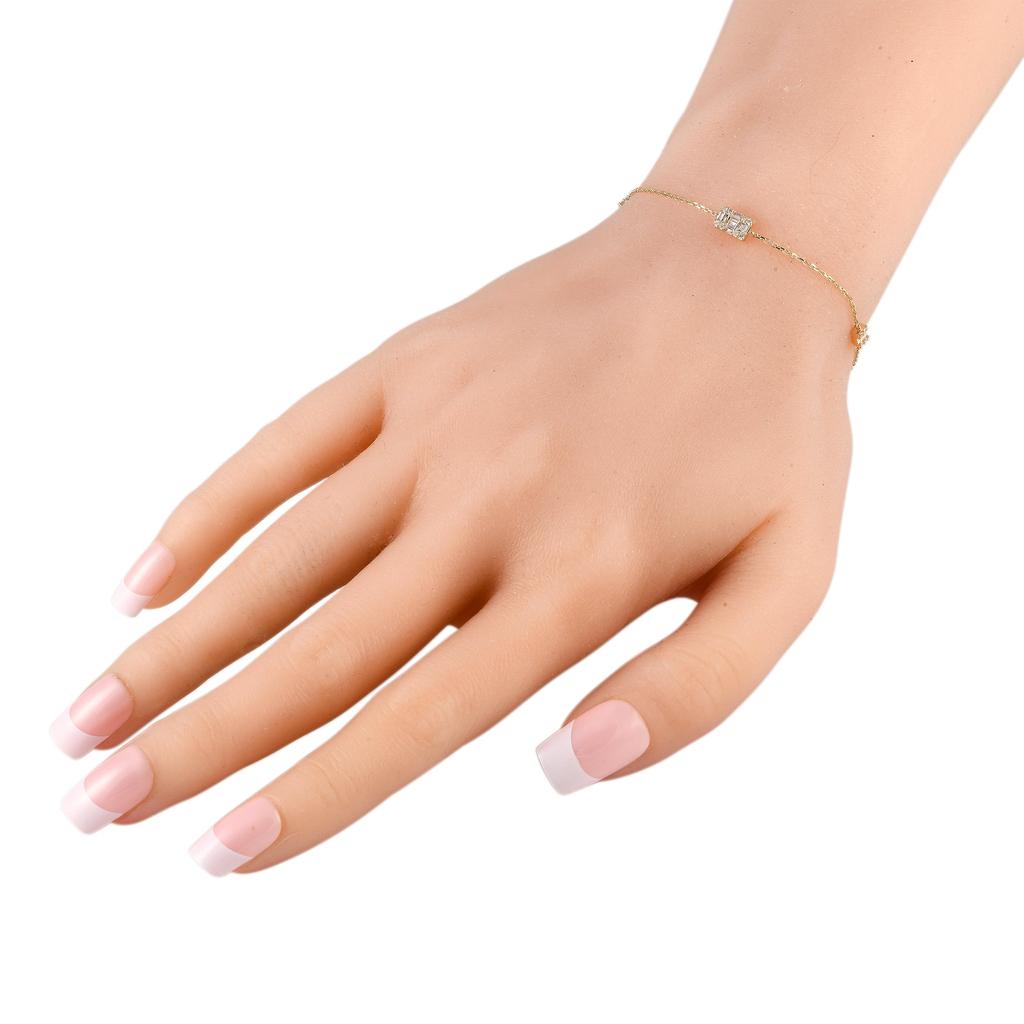 Non Branded 14K Yellow Gold 0.20ct Diamond Bracelet BR09802-Y