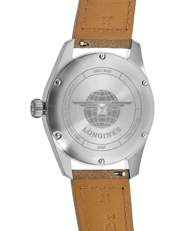 Longines Longines Spirit Automatic Green Dial Leather Strap Men's Watch L3.811.4.03.2 3