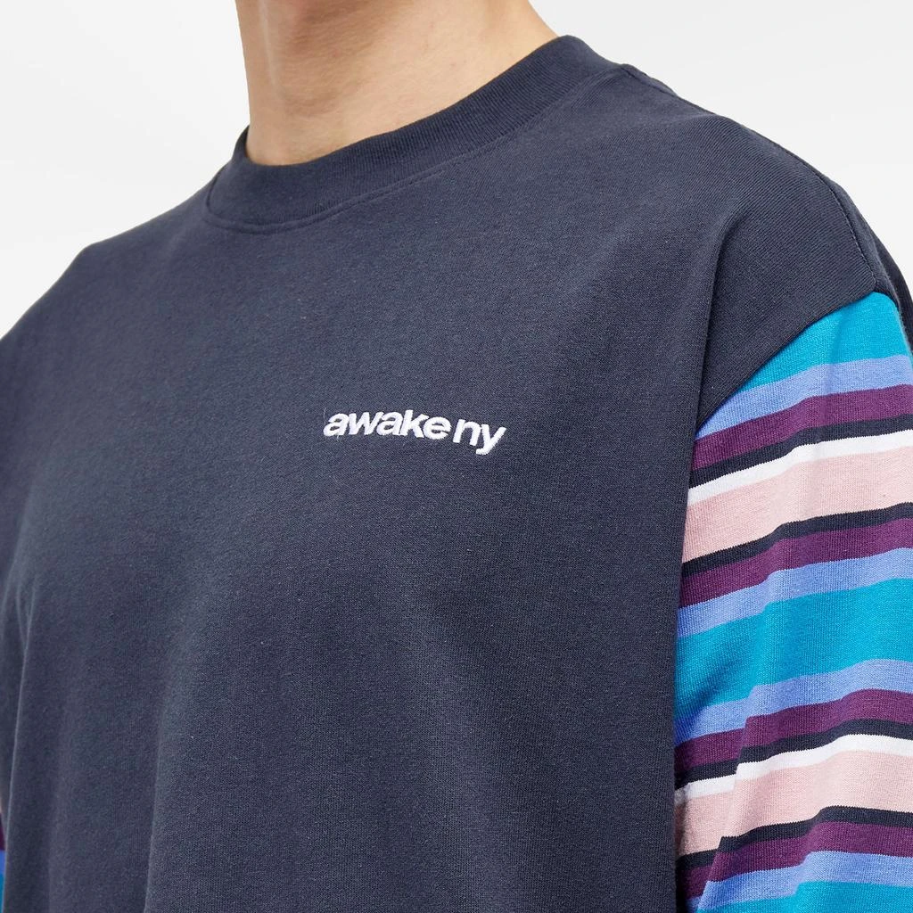 Awake NY Awake NY Long Sleeve 94 Stripe T-Shirt 5
