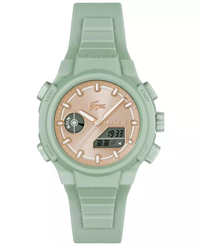 Lacoste Women's LC33 Green Silicone Strap Watch 1