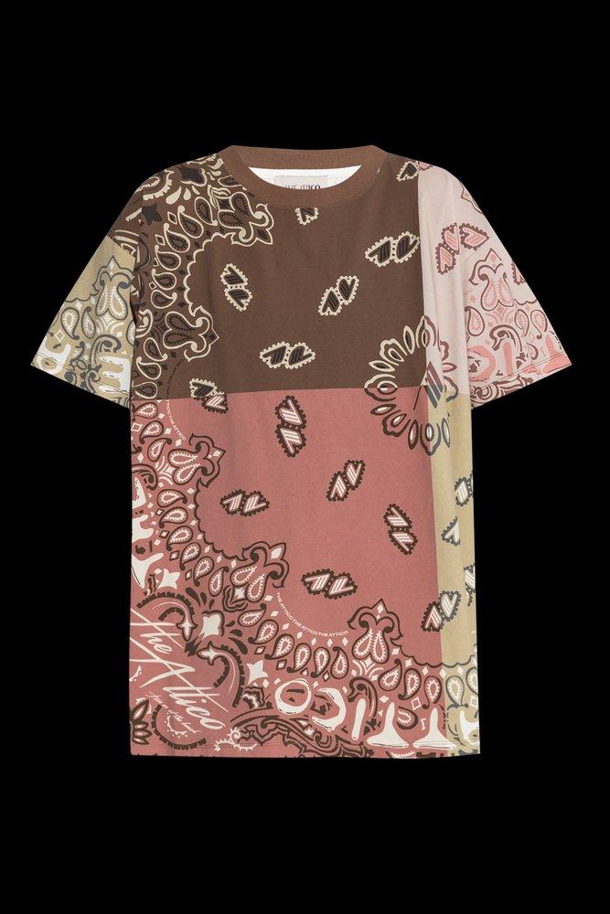 The Attico The Attico Bandana Printed T-Shirt