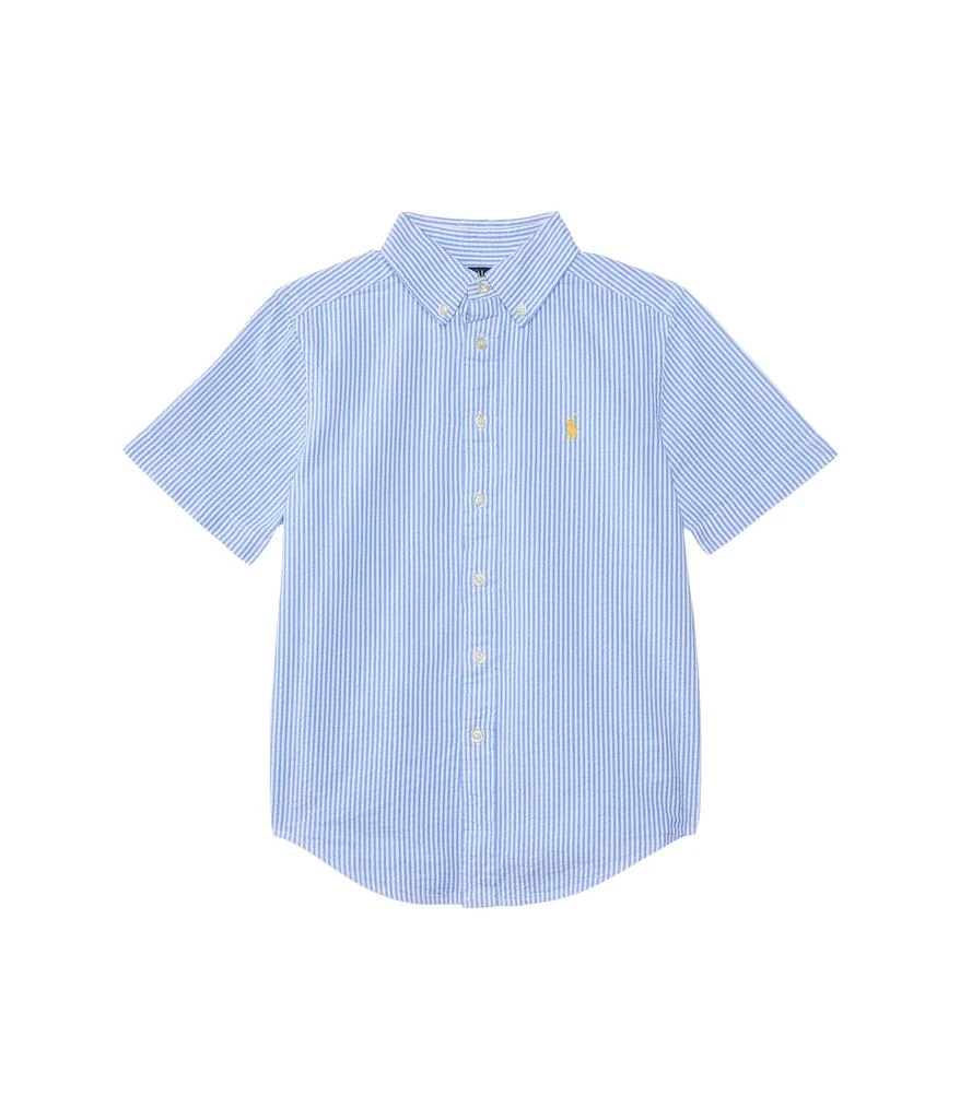 Ralph Lauren Cotton Seersucker Short-Sleeve Shirt (Toddler/Little Kid)