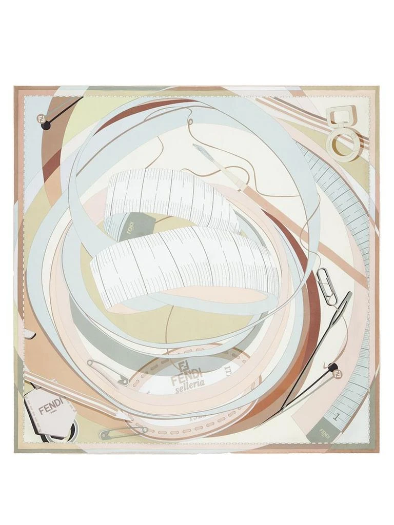 Fendi Fendi Silk Scarf Accessories 1