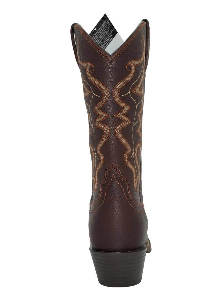 Justin Men's Stampede Square Toe Western Boots - Ee Width In Brown 4
