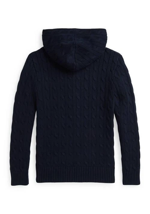 Ralph Lauren Childrenswear Lauren Childrenswear Boys 8 20 Cable Cotton Hooded Full Zip Sweater 2