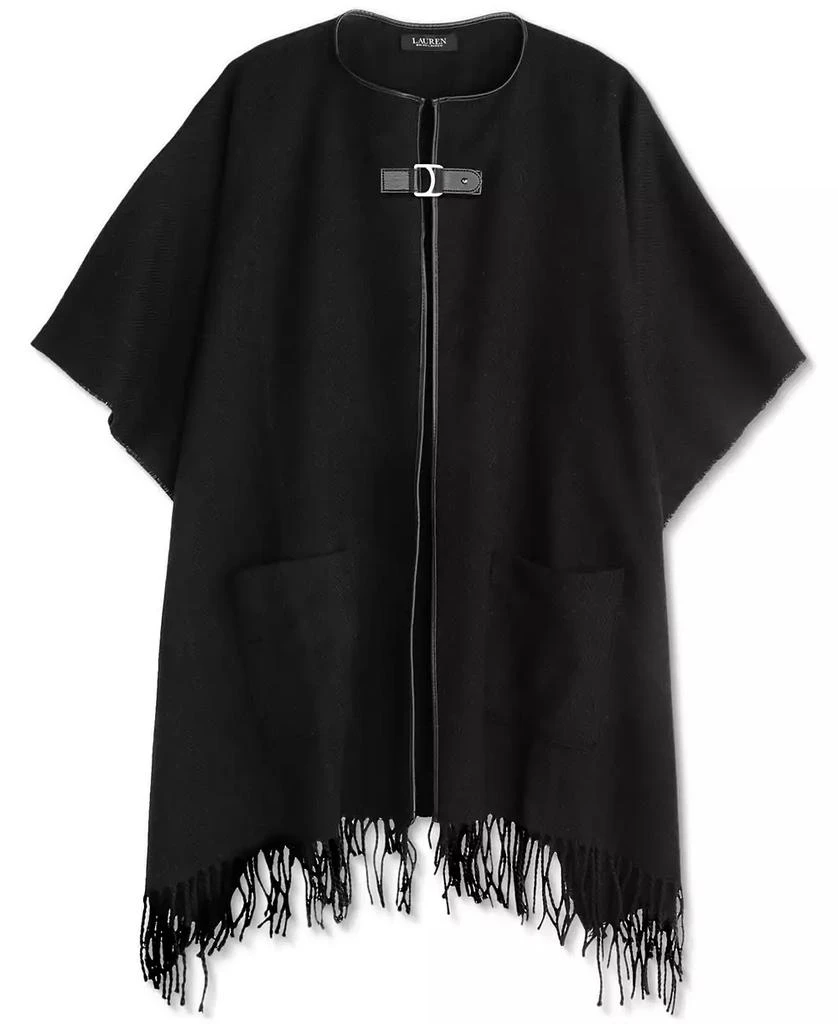 Ralph Lauren Equestrian-Buckle Ruana