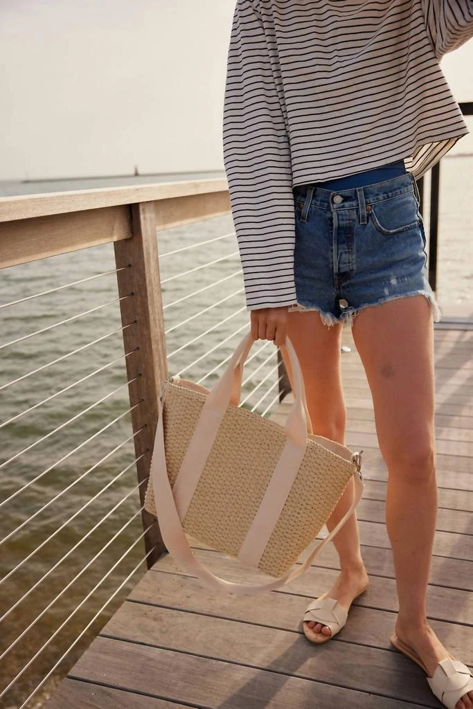 Hat Attack Hat Attack - Women's Modern Straw Cooler Tote Bag 4