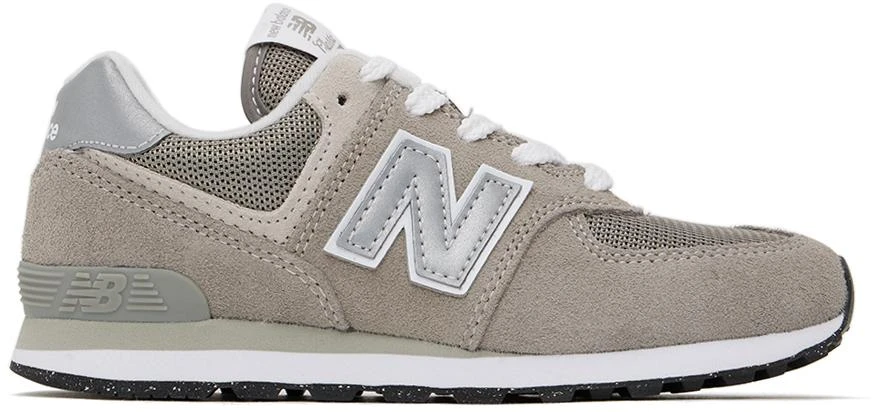 New Balance Kids Gray 574 Core Sneakers