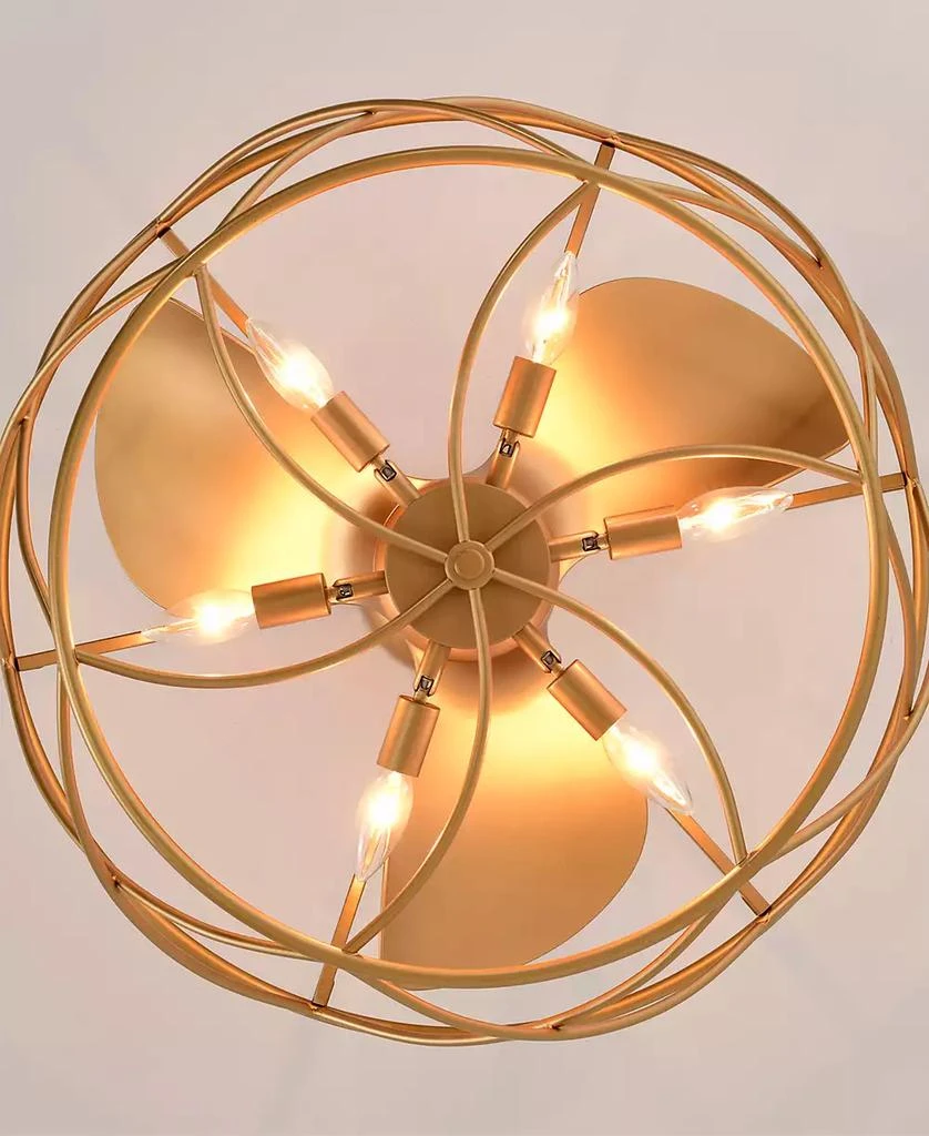 Home Accessories 25.6" Femi Indoor Ceiling Fan with Light Kit and Remote 6