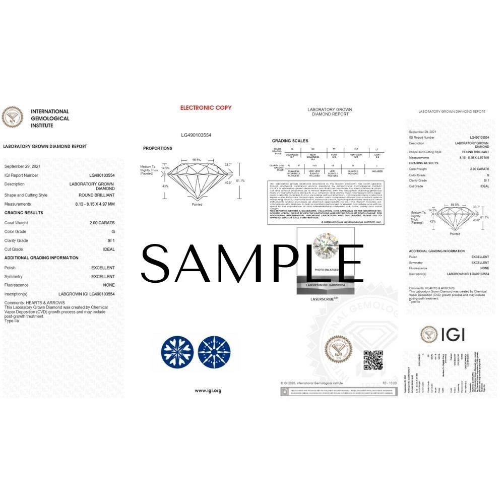 Pompeii3 Certified 7.90Ct Cushion Diamond Engagement Eternity Ring Gold Lab Grown Size: 7 4