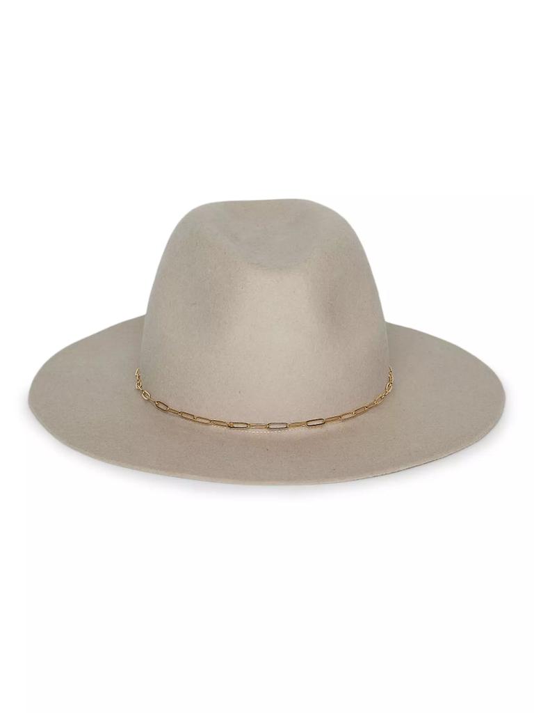 Hat Attack Harper Chain-Link Wool Fedora