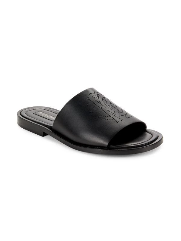 Roberto Cavalli Logo Leather Sandals 2