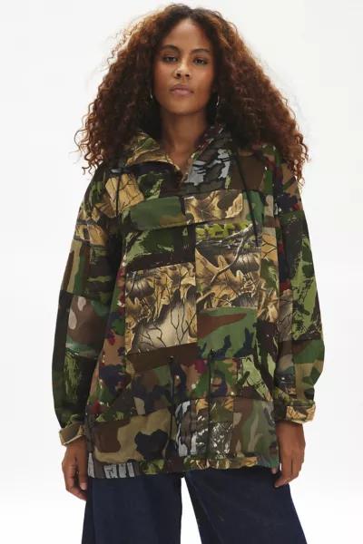 Urban Renewal ReMADE By UO Pieced Camo Jacket
