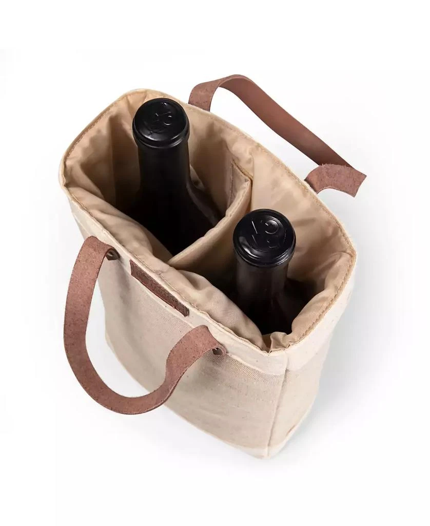 Legacy Legacy Pinot Jute 2 Bottle Insulated Wine Bag 5