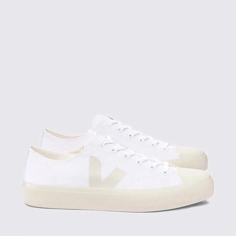 Veja Veja Wata II Low PL0101401A Sneakers Women's White Pierre Canvas Comfort Shoes