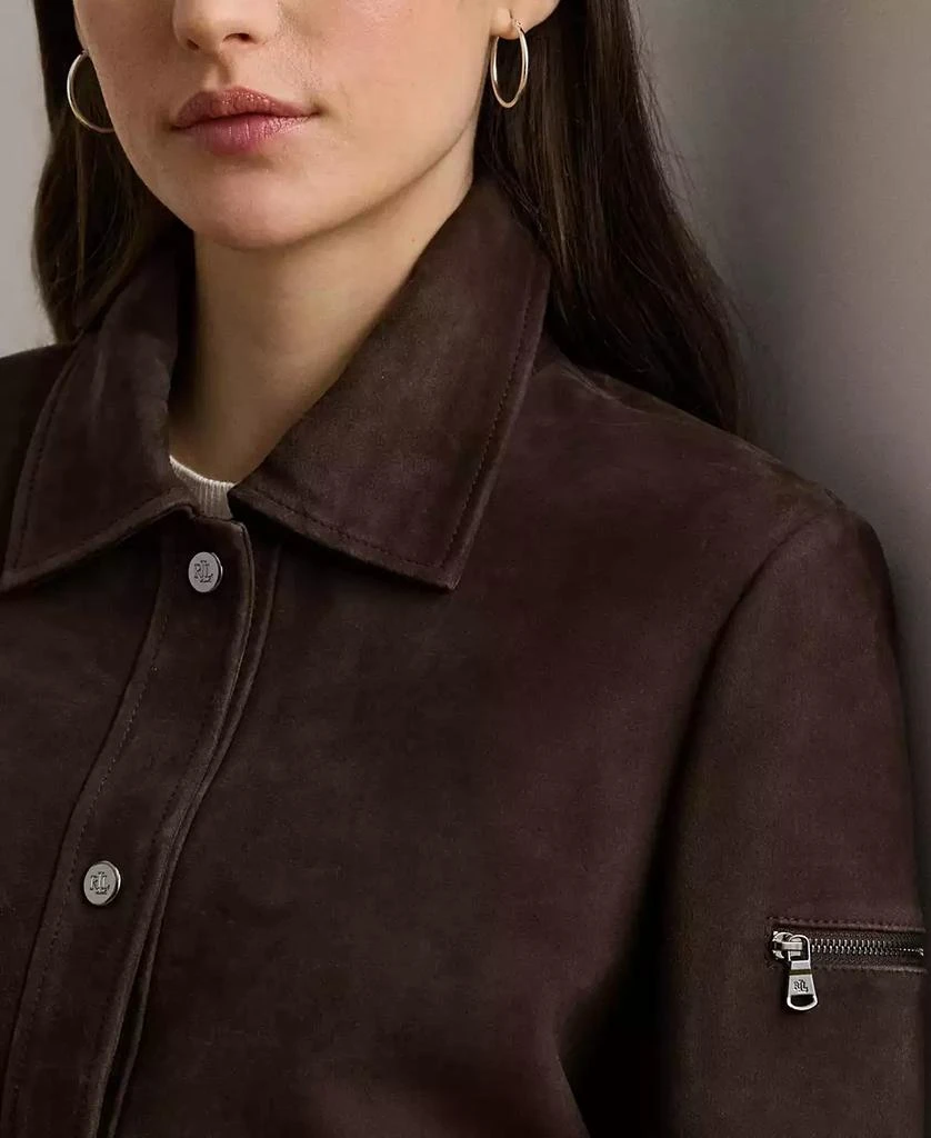 Ralph Lauren Women's Buttoned Suede Jacket 3