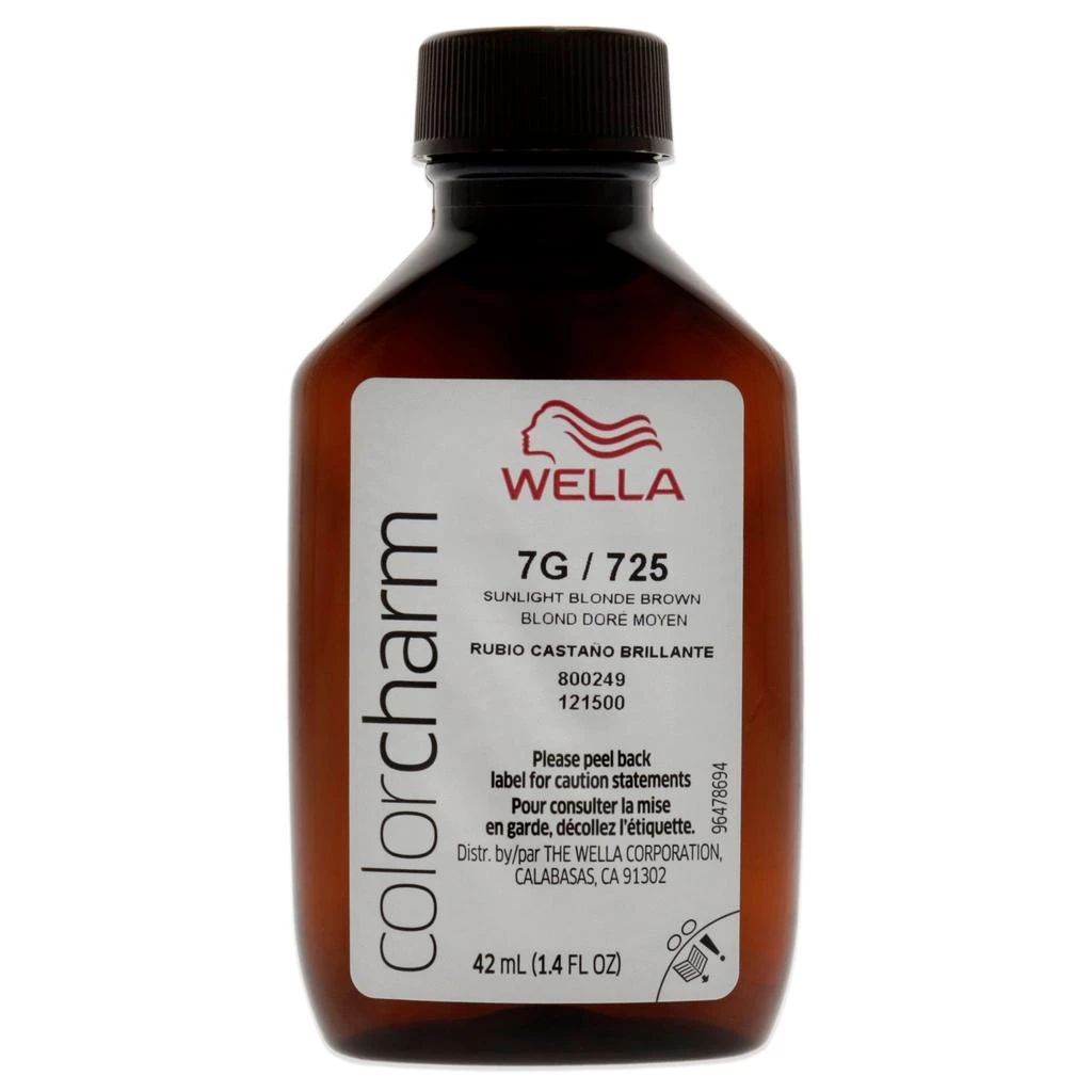 Wella Color Charm Permanent Liquid Haircolor - 725 7G Sunlight Blonde Brown by  for Unisex - 1.4 oz Hair Color 2