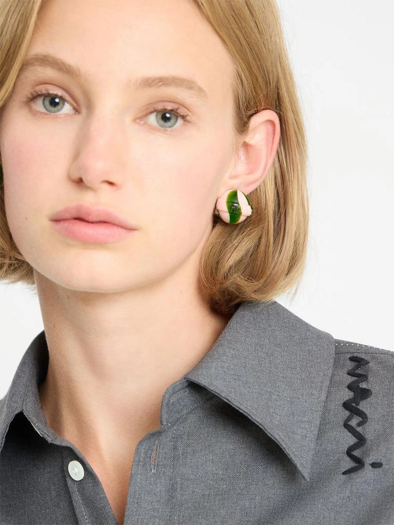 Fiorucci Striped Mini Lollipop Earrings 1
